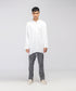 Men's Hidden Placket Tunic Shirt